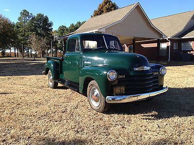 Chevrolet : Other Pickups 3600 1952 chevrolet 3600 pickup 3 4 ton great rare truck