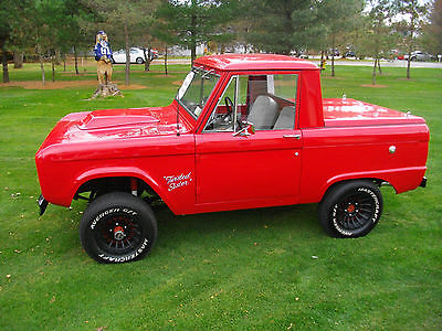 Ford : Bronco 2 Door Half Cab, Fixed Tonneau **CLEAR TITLE**  '75 Bronco Half Cab, FRAME OFF Restor., 302, C4, Never Rusted