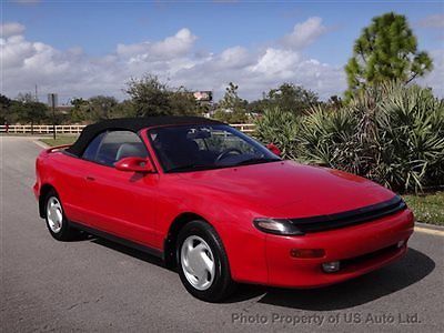 Toyota : Celica GT Convertible 1991 toyota celica gt convertible clean carfax great reliable fuel efficient car