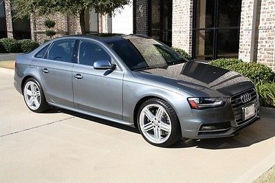 Audi : S4 Premium Plus Quattro S Tronic Monsoon Gray Navigation Plus Pkg Segment Spoke Wheels Carbon Inlays TX 1-Owner