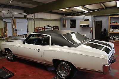 Chevrolet : Monte Carlo White 1972 chevrolet monte carlo