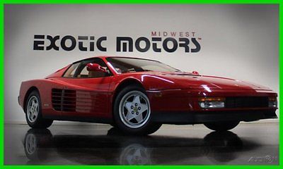 Ferrari : Testarossa 1989 ferrari testarossa 573 miles documented original will sell fast