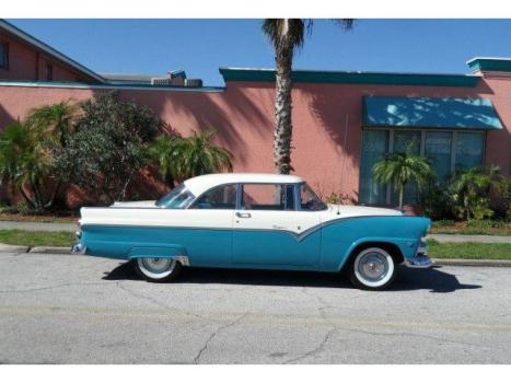 Ford : Crown Victoria 1955 ford victoria 272 v 8 two tone power steering very nice classic car