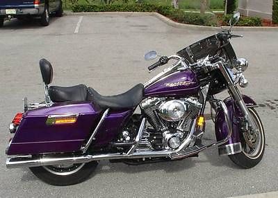 Harley-Davidson : Touring 2000 harley davidson road king flhr 16 k miles purple