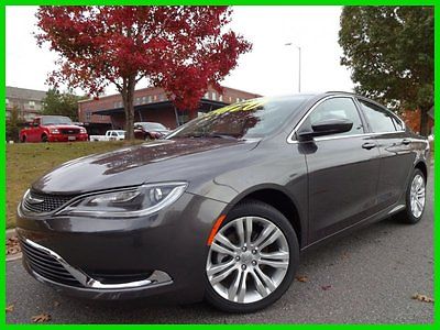 Chrysler : 200 Series Limited $8000 OFF MSRP! CHEAPEST ON EBAY! 8000 off 2.4 l auto cloth interior convenience group back up camera 18 wheel