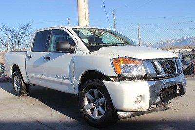 Nissan : Titan SV 2014 nissan titan sv repairable wrecked damaged save rebuilder project fixable