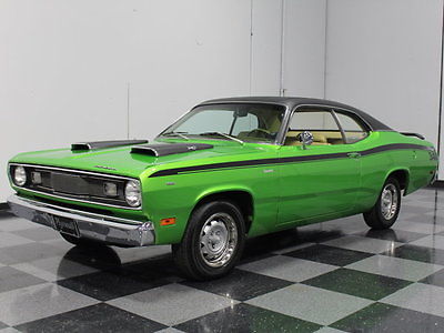 Plymouth : Duster EXPERTLY RESTORED, 318, SUBLIME GREEN, FRONT DISC, R134, SHOW-N-GO, BUILDSHEET!!