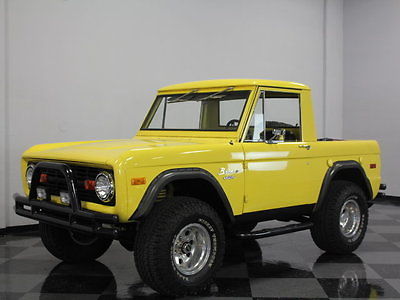 Ford : Bronco GREAT RUNNING 302CI, POWER STEERING AND BRAKES, NICE YELLOW PAINT, NEW SEATS