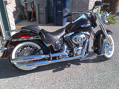 Harley-Davidson : Softail As new, 903 miles, beautiful Merlot Sunglow flake, all service completed