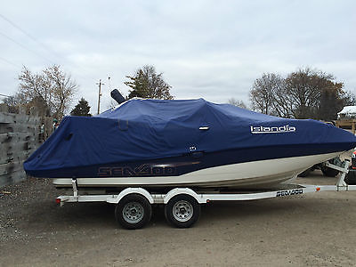 2002 SeaDoo Islandia GARAGE KEPT BEAUTY 240 hp Mercury JetBoat THE BOAT IS MINT!