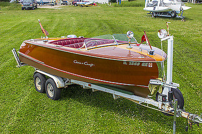SHOW READY 1950 Chris-Craft Riviera Classic Wood Boat