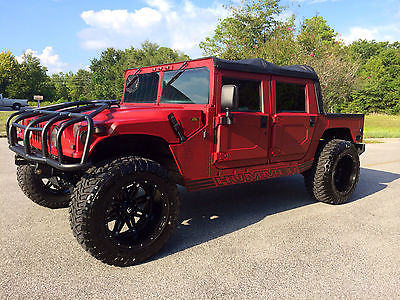Hummer : H1 OPEN TOP 2000 h 1 hummer open top over 50 k invested like new matte red one of a kind