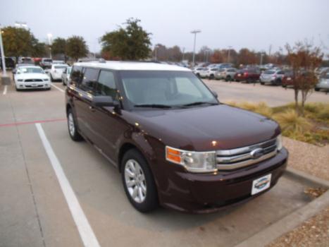 Ford : Flex 4dr SE FWD Ford Flex 4dr SE Maroon Tan Leather 3rd Row Seat Captain Chairs Pw Pl