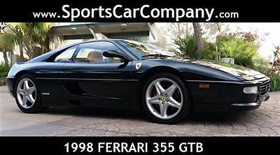 Ferrari : 355 GTB 1998 ferrari 355 gtb black serviced detailed fantastic berlinetta rare edition