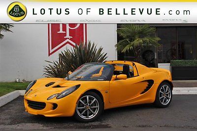 Lotus : Elise Base Convertible 2-Door 2005 lotus elise roadster 1.8 l i 4 6 speed manual saffron yellow on black