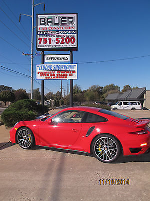 Porsche : 911 911 TURBO S 911 turbo s red 1 owner 8 k miles new was 183 910.00 save