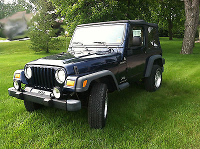 Jeep : Wrangler Sport Blue | 1 Owner w/ full records | Dual tops | Accident-free | 