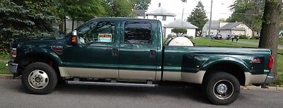 Ford : F-350 F-350 4 door lariet diesel dually 100 gal electric axuillary fuel tank 6.4 at 5 th wh