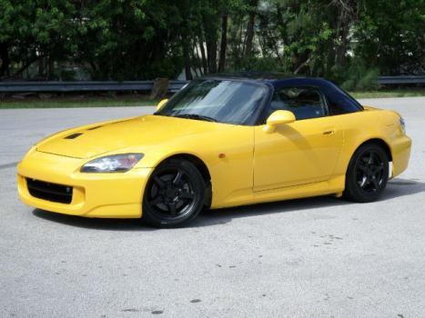 Honda : S2000 HARD/SOFT S2K LOW MILES HARD TOP INCLUDED PEARL YELLOW REBUILT TITLE