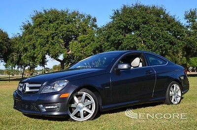 Mercedes-Benz : C-Class Coupe Premium 1  Paddles  Navigation   Panoramic Sunroof