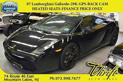 Lamborghini : Gallardo 07 lamborghini gallardo 29 k gps back cam heated seats finance price only