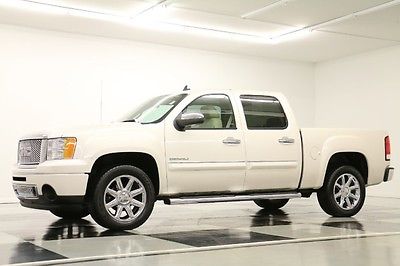 GMC : Sierra 1500 AWD DENALI DVD NAV SUNROOF WHITE DIAMOND CREW NAVIGATION HEATED COOLED LEATHER REAR CAMERA ASSIST 20 IN CHROME BOSE ONE OWNER