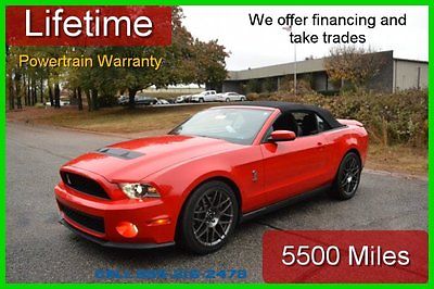 Ford : Mustang Shelby GT500 2012 shelby gt 500 used 5.4 l v 8 32 v manual rwd convertible premium