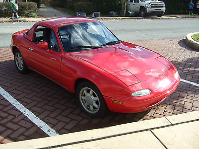Mazda : MX-5 Miata convertible 1990 mazda miata w factory hardtop one owner man trans a c 1 st year nice