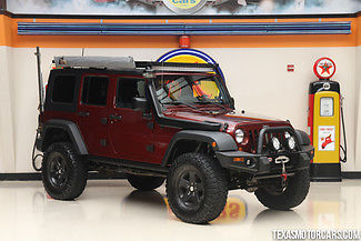 Jeep : Wrangler Unlimited Rubicon 2007 jeep wrangler unlimited rubicon lifted led light kit camping kit winch