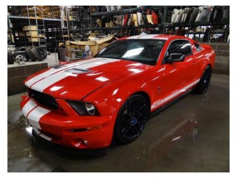 Ford : Mustang 2dr Cpe Shel 74 auto salvage repairable shelby gt 500 5.4 supercharged 13 k miles sharp