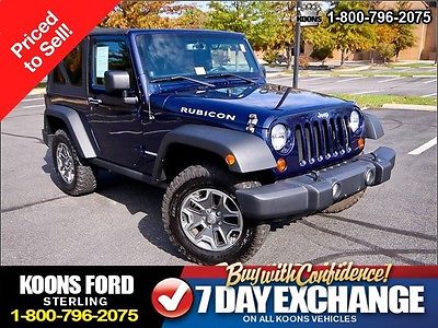 Jeep : Wrangler Rubicon 4X4 Outstanding Condition~Power Group~6-Speed Manual~One-Owner~Non-Smoker~Best Deal!