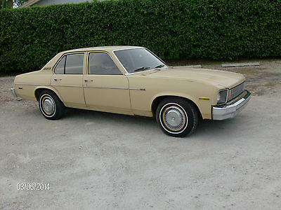 Chevrolet : Nova 4 dr. 1977 chevy nova 4 dr