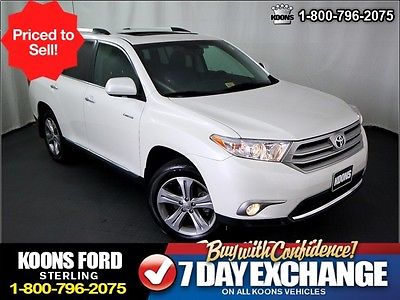 Toyota : Highlander Limited 4WD Brand New Tires~Leather~Moonroof~Navigation~One-Owner~Non-Smoker~Gorgeous
