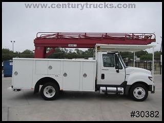 International Harvester : Other REG CAB MAXX FORCE 12' CASECO SERVICE BODY UTILITY 54' WILKIE LADDER DRW WE FINANCE!