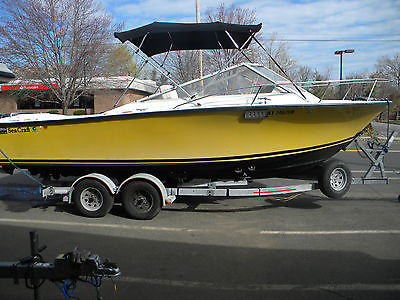 1974 Sea Craft Tsunami 23 ft offshore EZ Loader, Omc 5.0, very good condition!