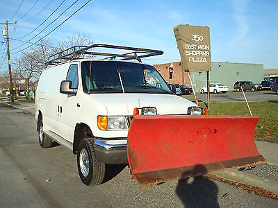 Ford : E-Series Van 5 Ford 4x4 Quigley van with plow