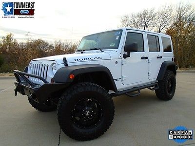Jeep : Wrangler 2012 jeep wrangler unlimited rubicon 1 owner monster jeep