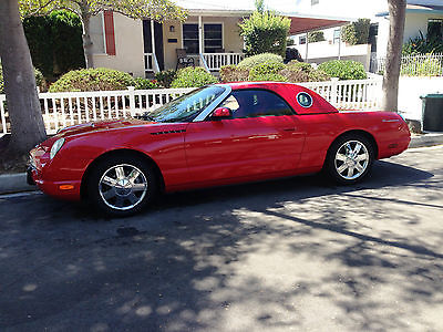 Ford : Thunderbird Convertible 2002 ford thunderbird convertible with hard top and soft top
