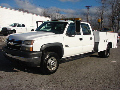 Chevrolet : Silverado 3500 4X4 CREW CAB DUALLY UTILITY BED  WOWEE! LOW LOW PRICE DURAMAX 6.6 TURBO DIESEL ALLISON ONLY 114K!!! RUNS STRONG