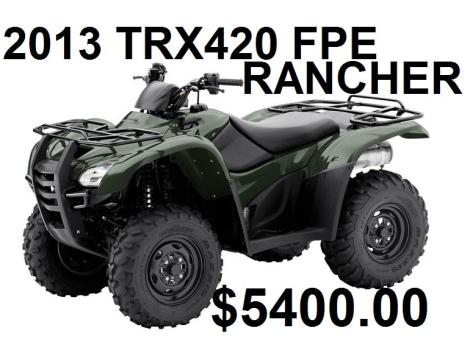 2013 Honda FOURTRAX RANCHER 4X4 ES/EPS TRX420FPED 4X4 AT EPS