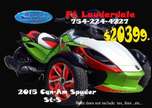 2015  Can-Am  Spyder RS-S Special Series SE5
