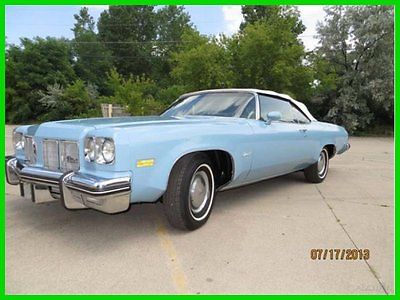 Oldsmobile : Other Classic 1975 Oldsmobile Delta 88 Used Automatic RearWheelDr