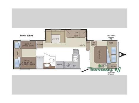 2011 Keystone Rv Cougar X-Lite 29BHS