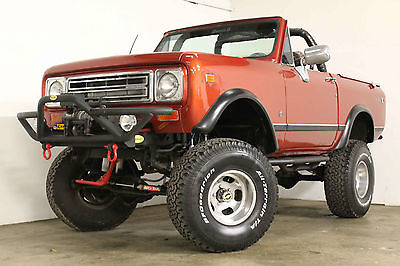 International Harvester : Scout II SCOUT II REMOVABLE TOP 4X4 2 DOOR LIFTED INTERNATIONAL CHEVY 350 ROCK CRAWLER