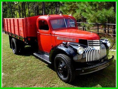 Chevrolet : Other Pickups Classic 1947 Chevrolet 1-1/2 Ton Pickup Used Manual