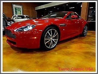 Aston Martin : Vantage 2010 aston martin vantage only 1 600 miles car like new red on tan 1 owner