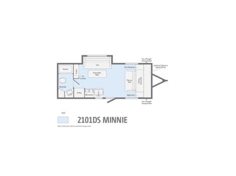 2015 Winnebago Minnie 2101DS