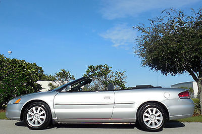Chrysler : Sebring GTC FLORIDA CERTIFIED PLATINUM  TWO OWNER, FUN,RARE, CONVERTIBLE~V6~NEW TIRES/ALLOY WHEELS~CD~86K MILES L@@K
