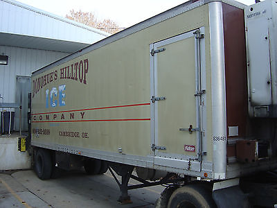 1989 kidron insulated reefer refrigerated trailer 28'