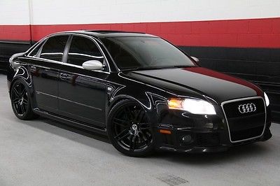 Audi : RS4 4dr Sedan 2007 audi rs 4 navigation xenons 19 blacked out wheels bilstein coilovers wow